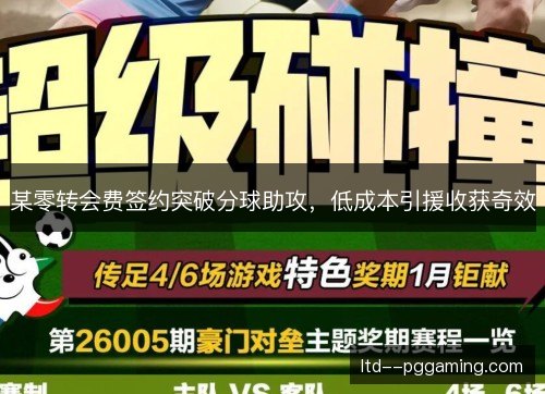 某零转会费签约突破分球助攻，低成本引援收获奇效